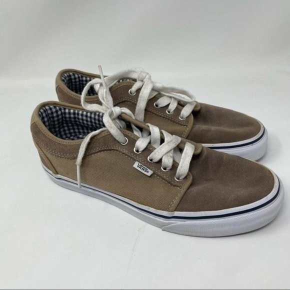 Vans Other - Vans Chukka Low Taupe Navy VN-0NKA925 Men's Size 9